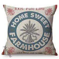 Nordic Farm Animal Cushions Cover Cock Cow Farmhouse Poster Pencil Drawing Cotton Linen Decorative Bed Sofa Pillow Cases Cojines Peach skin 18*18(CM)-1Pcs