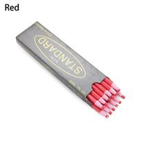 12PCS Fabric Sewing Accessories Patchwork Tailor Chalk Marker Pen Dressmaker Supplies Garment Pencil raudona