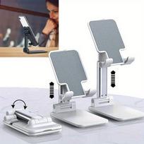 Adjustable Phone Stand for Desk & Bedside Use,Multi-Angle, Portable Folding Design for Live Streaming & Streaming balta
