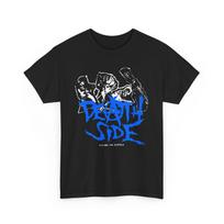 230 Gsm 100% Cotton Death Side Tee Shirt Unisex Old School Japanese Crust Hardcore Punk XXS juoda