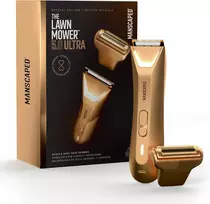MANSCAPED kūno ir intymios zonos kirpimo aparatas su SkinSafe dviguba galvute, akumuliatorinis, vandeniui atsparus, Lawn Mower 5.0 ULTRA