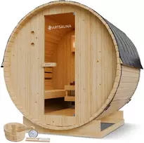 Juskys Barrel pirtis Spitzbergen 180 cm medinė lauko