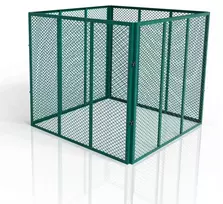 Juskys Komposto dėžė 80x80x70 cm Tamsiai žalia Metalas