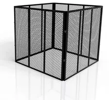 Juskys Komposto dėžė 80x80x70 cm Juodas metalas