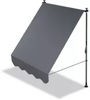 Juskys Kampinis markizės tentas Kapstadt 150x120 cm pilkas