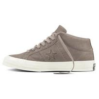 Converse One Star Leather Mid Brown Non slip Lightweight Mid top Skateboard Shoes Unisex Brown 157703C 43