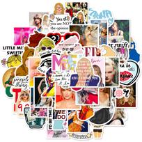 50 Taylor Swift Stickers - European & American Style black
