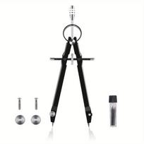 1PC Professional Compass Geometry Set with Lock Math and Precision Compass Metal and Durable for Solid and Plane Precis juoda