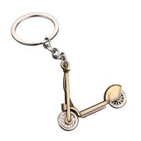 Scooter Keychain Alloy Scooter Charm with Key Ring Retro Scooter Bag Charm Stylish Keychain Gift for Men Women A white