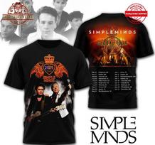 Simple Minds band global tour 2026 3D Shirt HOT NEW All sizes 2F558 XXL