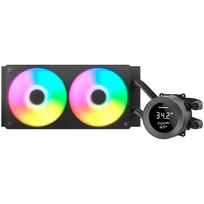 Cougar poseidon vistek argb 240 aio liquid watercooling - black