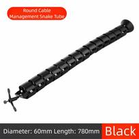 Clamp-On Design Wire Spine Cable Sleeve Wire Management Workstation  Workstation Organization