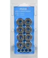 Chromuoti guoliai Mico Abec-7, 8vnt.
