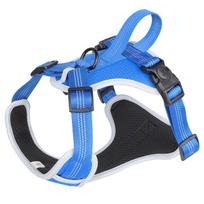 Oxford Cloth Anti-Running Dog Vest with Chest Strap Big Pet Harness (Blue,S) mėlyna