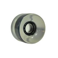 Soft Black and White Longboard Skateboard Parts Made of Durable PU Material with Wheels balta