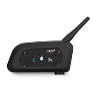 EJEAS V6 PRO Bluetooth Motorcycle  Helmet Intercom Headset with 800m Interphone for 6 Riders juoda
