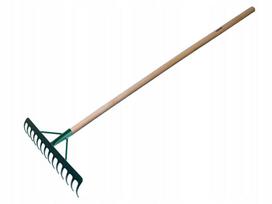 Grabie Wzmacniane Green 16-Zębne 130Cm