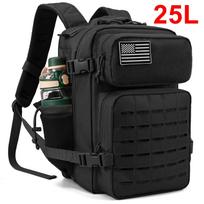 25L/45L Taktinis kuprinė vyrams ir moterims Lauko išgyvenimo Bag Out Bag Mažas mokyklos kuprinukas Hking su butelio laikikliu