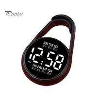 Examination Keychain Watch Digital Pocket LED Touch Portable Fashionable Hanging Clip-On for Belt Backpack Students School Exams with Display juoda