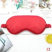Women Eye Patch Shield Light Sleeping Silk Smooth Sleep Eye Mask Blindfold Night Eyeshade Eye Cover 12
