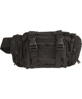 BLACK FANNY PACK ′MODULAR SYSTEM′ SMALL