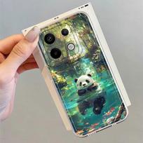 Case for Xiaomi Redmi Note 14 Pro Plus 14C 10S Note 13 12 A4 12S 9 10 11S 11 13C Soft Phone Cover Cartoon Cute Panda Redmi Note 12S