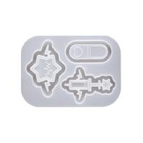 DIY Epoxy Resin Mold Shaker Molds Syringe Shape Pendant Silicone Resin Mould