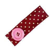Unique Big Button Hair Tie Elastic Headband For Women Girls Fashionable Headwear Great For Gym Running And Daily Wear
