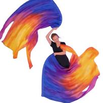 Comfortable Theater Performances Flags Lightweight Polyester Fabric And Fade Resistant Color Dance Accessories