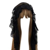 Unique Gothic Hair Accessory Mysterious Theme Hair Ornament Dark Black Hair Decoration For Women And Girls