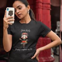 Frida Kahlo Tees | Women's Boyfriend Tee | Painting Completed My Life | Birthday Gift for Her | Kahlo TShirt | 2 Merchants M