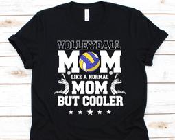 Volleyball Mom Like A Normal Mom But Cooler Shirt, Volleyball Mom Shirt, Volleyball Player, Volleyball Mother, Volleyball Mom Gift, Mom Tee S