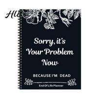 73-sheet Coil Notebook End of Life Planner A4 Size 73 Sheets Portable Thick Paper Compact Lightweight Coil-Bound Death Binder Kit Journal pilka