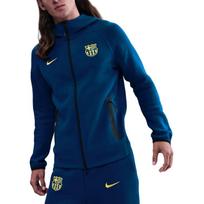 Nike FC Barcelona Tech Windrunner Ketvirtoji vyrų Nike futbolo vilnos striukė su pilnu užtrauktuku FZ1274-432 M blue