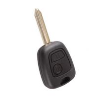 Patvarus 2 mygtukų automobilio rakto dėklas / dangtelis Citroen Saxo Xsara Picasso Berlingo juoda