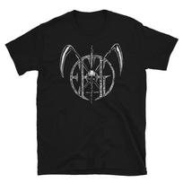 230 Gsm 100% Cotton Effigy Grinding Metal Massacre Logo Shirt XXS juoda