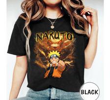 Naruto Uzumaki Kurama T-Shirt Vintage Japanese Anime M