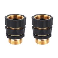 2Pcs G3 4 Garden Hose Connector High Pressure Watering Nozzle Hose Quick Connector for Irrigation