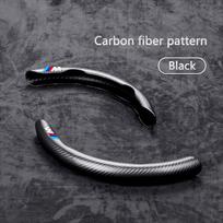 Hot 2025 Carbon Fiber Car Steering Wheel Non-slip Cover Protective For BMW M Emblem E46 E36 E34 F10 E90 F30 E60 F30 E53 E30 E92 juoda