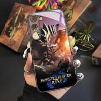 M-Monster-Hunter Phone Case for Samsung Galaxy S24 S23 S22 S21 S20 A24 A34 A54 A53 Note20 M54 Fe Ultra Plus Glass Samsung s22ultra