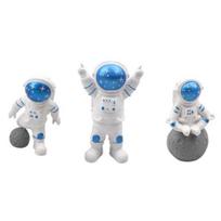 3 vnt. Tortų dekoracijos Plačios pritaikymo galimybės Ilgalaikės Daugkartinio naudojimo Patrauklios Kūrybingos Pasidaryk pats Naujoviškos Gimtadienio torto Astronautų dekoracijos Vakarėlio reikmenys mėlyna