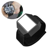 Adjustable Strap Magnetic Wristband Screw Holder Tool Organizer gray