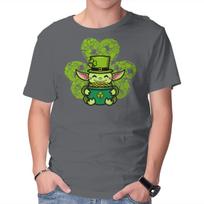 Unisex Crew Neck T-Shirt The Child From St. Patty's Day Graphic Short Sleeve Casual Tee XXXXL
