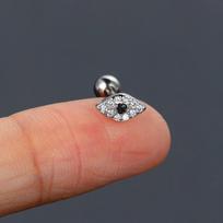 Hot Sale Ear Piercing Helix Earrings Women Sliver Gold Color Cartilage Ear Accessories Evil Eyes Little Stars Body Jewelry Gifts Piercing Earrings