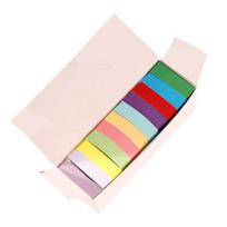 Removable Stick Notes 11 Pcs Notes, 1.5x1.5in Vibrant Colors Self-Stick Pads, 100 Bright Color Flags Sheets/Pad Memo Pads for Study Daily Organization įvairiaspalvis