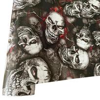Skull Car Stickers Wrap Vinyl Film Self-Adhesive Wrap Foil Sticker  For Car Motorcycle DIY 20CMx150CM-F008