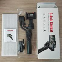 F6 Handheld Stabilizer Aluminum Alloy Tripod Selfie Phone Holder Shutter Remote Control Selfie Lever juoda