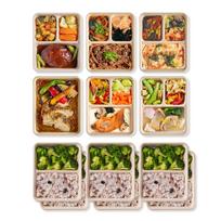 DELIPICKS Frozen Bento 6 Popular Menu Items by a Michelin 6 Servings of Broccoli Rice 12 Trial Set Average Calories Low Serving Size of Quick and