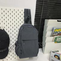 Myco 2-in-1 Chest Backpack for Men & Women - Lightweight Hiking Sling Bag with USB Charging Port & Rfid Blocking (Travel/Gym/Daily) Small pilka