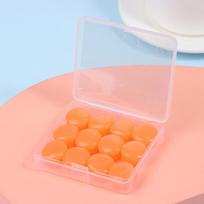 12Pcs Silicone Ear Plug Reusable Silicone Wax Earplugs Noise Reduction Sleeping Swimming Moldable Ear Plugs For Work Studying